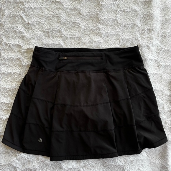 Lululemon Pace Rival Black Tennis Skirt - Picture 6 of 9